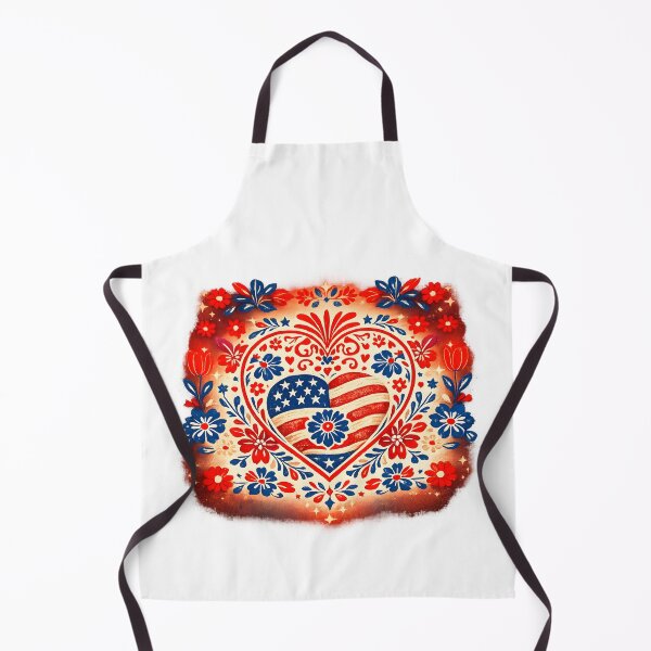 Item preview, Patriotic Heart Flowers designed and sold by RexNoise.