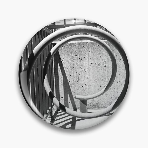 Item preview, Spiral Bike Rack City Scene in Black and White  designed and sold by MajestyMaker.