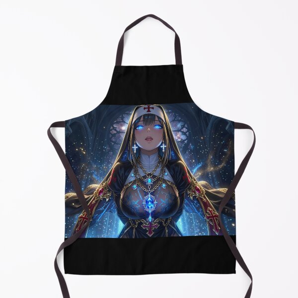 Item preview, Magical Nun Fantasy Sorceress Art designed and sold by GalleryBrisArt.