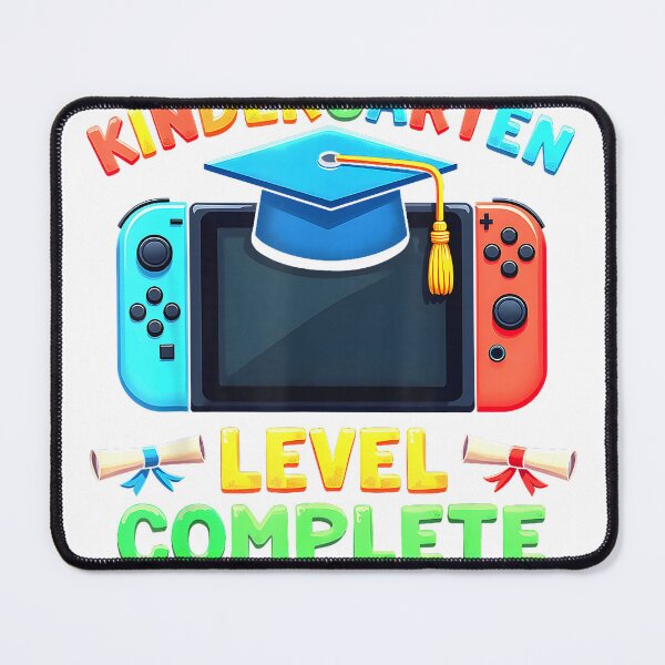 Item preview, Kindergarten Level Complete Graduation Class 2026 Gamer Boys T-Shirt designed and sold by kevincuellar.