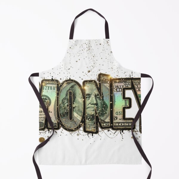 Item preview, Luxury US Dollar Bill "MONEY" Typography Graphic with Gold Glitter designed and sold by The 199X KA Studio.