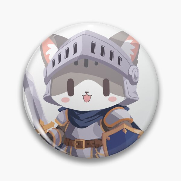 Item preview, Cute Chibi Cat Knight | Cute Gamer Cat Sticker | Kawaii Gaming Anime Cat Character designed and sold by weeci.
