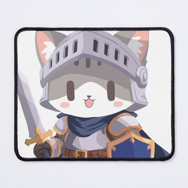 Item preview, Cute Chibi Cat Knight | Cute Gamer Cat Sticker | Kawaii Gaming Anime Cat Character designed and sold by weeci.
