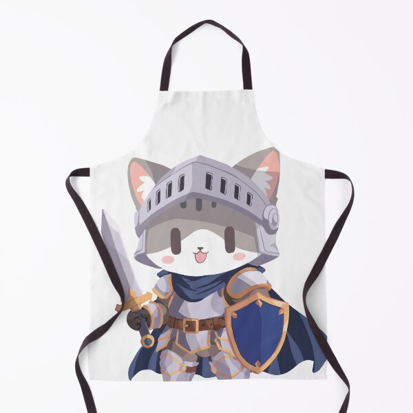 Item preview, Cute Chibi Cat Knight | Cute Gamer Cat Sticker | Kawaii Gaming Anime Cat Character designed and sold by weeci.