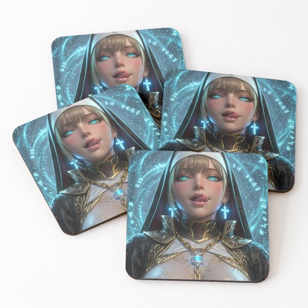 Item preview, Magical Nun Fantasy Sorceress Art designed and sold by GalleryBrisArt.