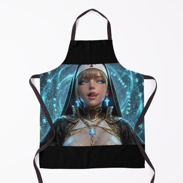 Item preview, Magical Nun Fantasy Sorceress Art designed and sold by GalleryBrisArt.