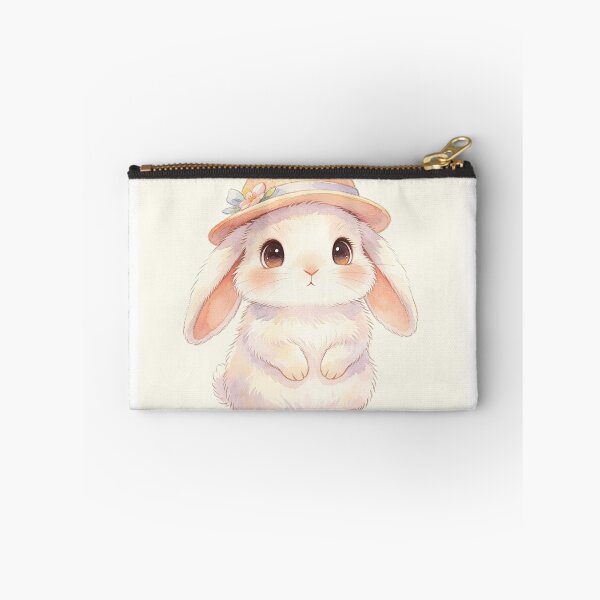 Item preview, Cute Bunny Rabbit With Lovely Hat designed and sold by onjirastudio7.