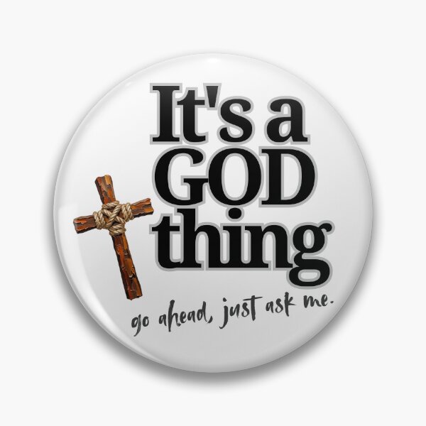 Item preview, It's a GOD thing - black designed and sold by Cane & Abel Creations ..