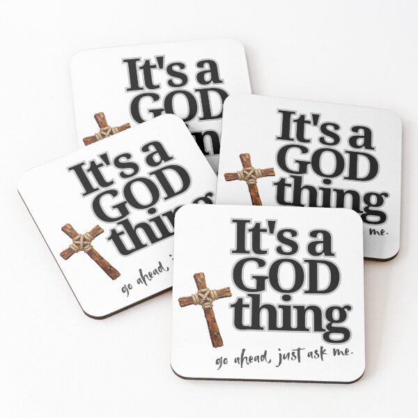 Item preview, It's a GOD thing - black designed and sold by Cane & Abel Creations ..