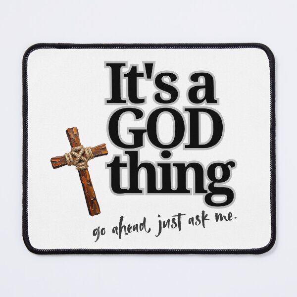 Item preview, It's a GOD thing - black designed and sold by Cane & Abel Creations ..