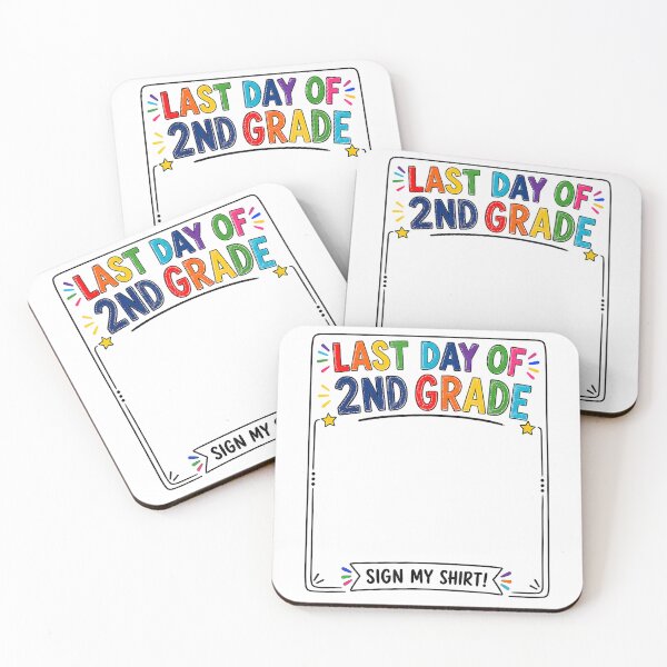Item preview, Last Day of 2nd Grade Sign My Shirt Autograph Graduation T-Shirt designed and sold by Othinus.