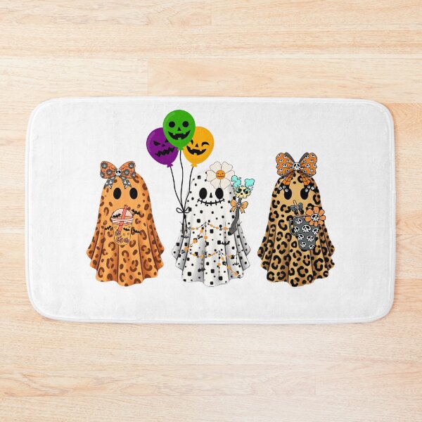 Item preview, Cute Animal Print Halloween Ghosts with Drinks and Balloons Graphic designed and sold by VibranPalette.