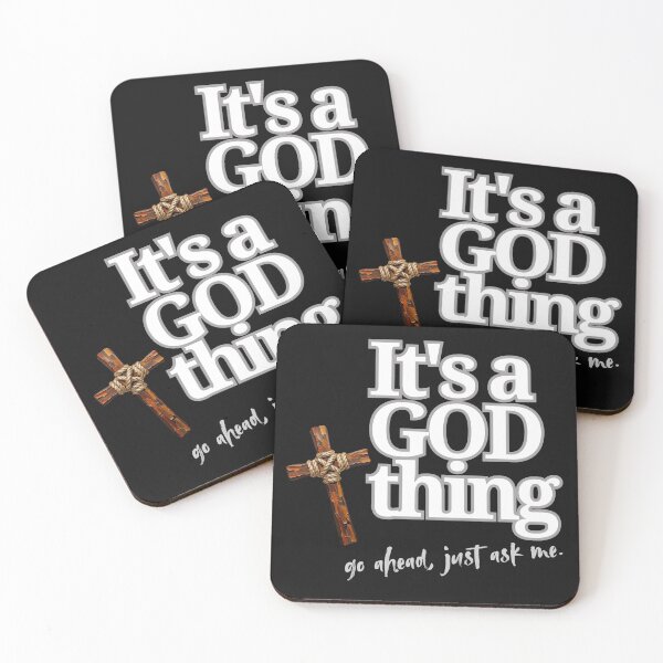 Item preview, It's a GOD thing - white designed and sold by Cane & Abel Creations ..