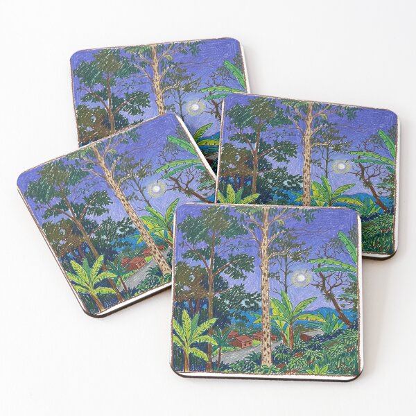 Item preview, Rural landscape at night designed and sold by CristianCEB.