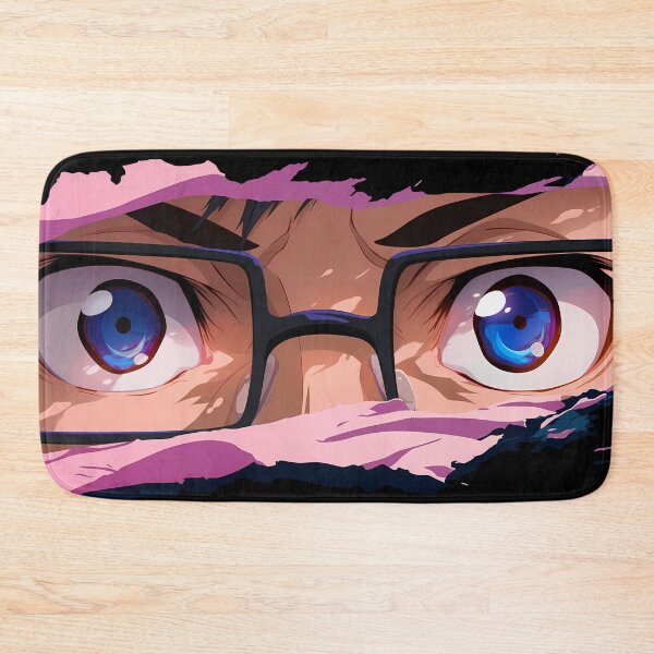Item preview, Yukio Okumura Blue Exorcist Blue Eyes Glasses Torn Paper Peek designed and sold by PMartistStudio.