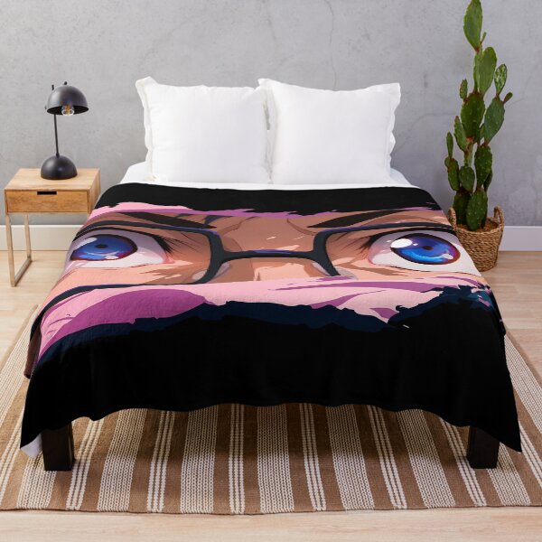 Item preview, Yukio Okumura Blue Exorcist Blue Eyes Glasses Torn Paper Peek designed and sold by PMartistStudio.