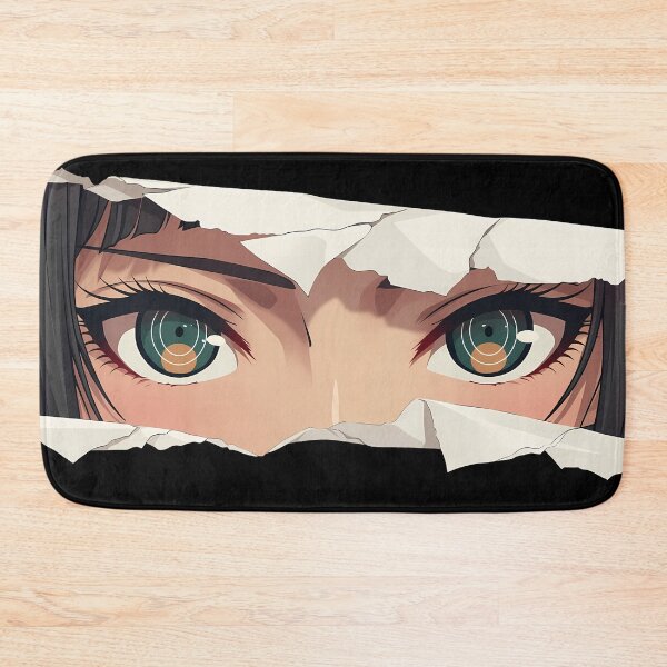 Item preview, Maki Harukawa Danganronpa Green Eyes Stoic Peeker Torn Paper designed and sold by PMartistStudio.