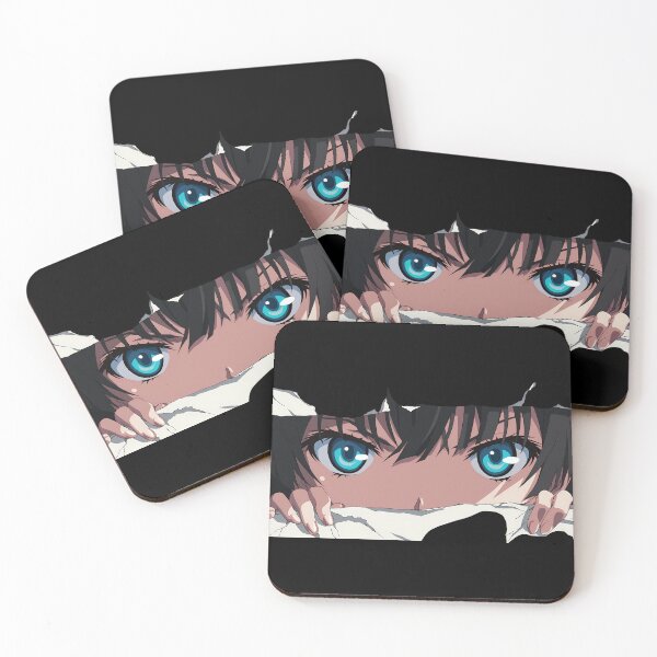 Item preview, Saten Ruiko A Certain Scientific Railgun Blue Eyes Torn Paper Peek designed and sold by PMartistStudio.