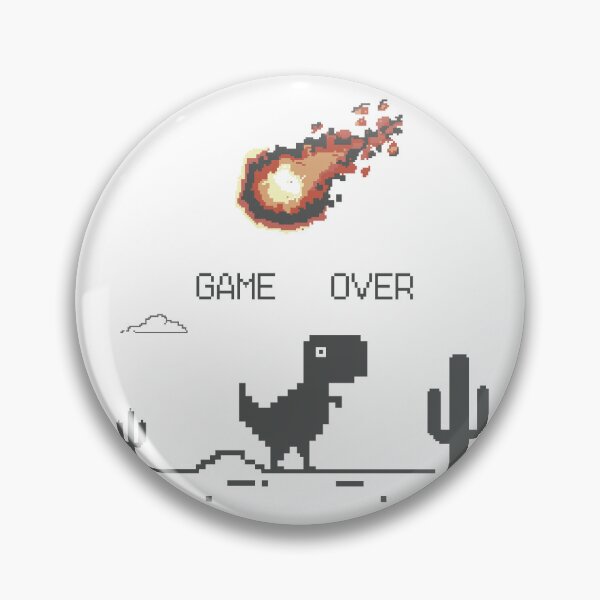 Item preview, Dino Google game over designed and sold by samuzai.