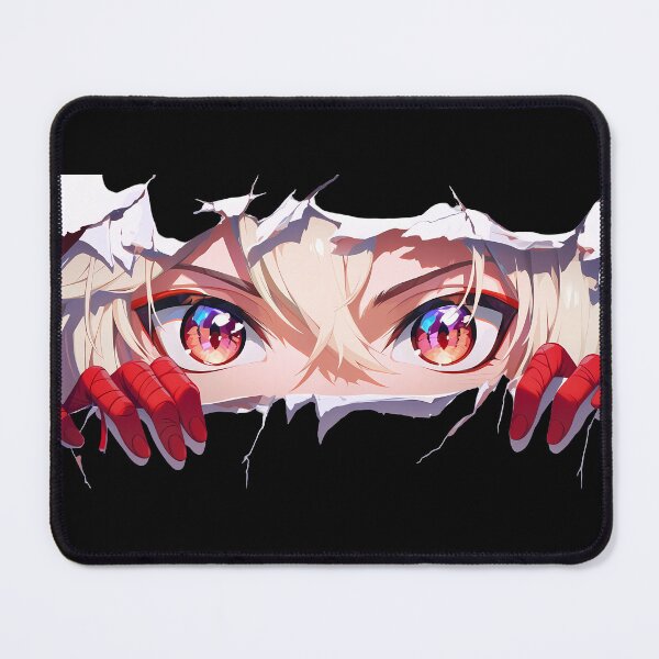 Item preview, Kazuha Genshin Impact Calm Eyes Peeking Torn Paper Closeup designed and sold by PMartistStudio.