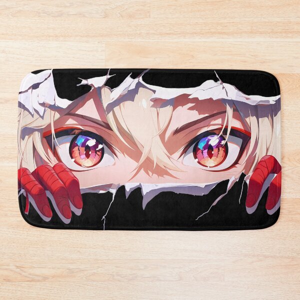 Item preview, Kazuha Genshin Impact Calm Eyes Peeking Torn Paper Closeup designed and sold by PMartistStudio.
