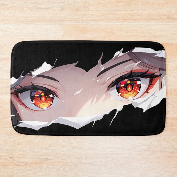 Item preview, Ningguang Genshin Impact Red Eyes Torn Paper Peek Closeup designed and sold by PMartistStudio.