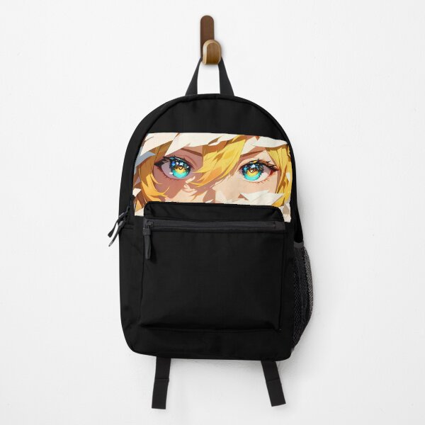 Item preview, Yanfei Genshin Impact Torn Paper Peeking Fiery Eyes designed and sold by PMartistStudio.