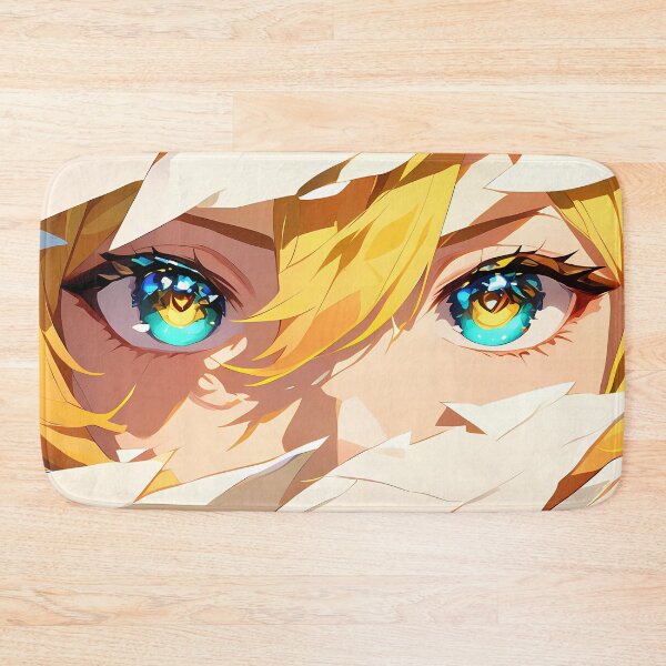 Item preview, Yanfei Genshin Impact Torn Paper Peeking Fiery Eyes designed and sold by PMartistStudio.