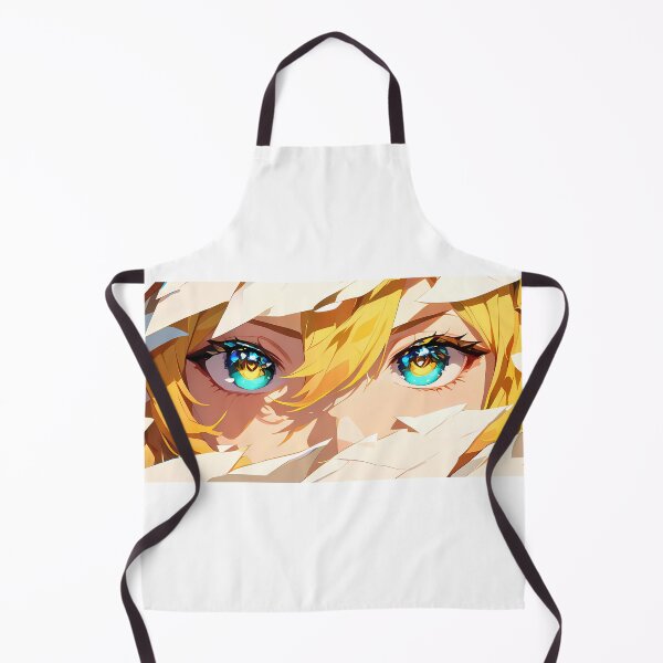 Item preview, Yanfei Genshin Impact Torn Paper Peeking Fiery Eyes designed and sold by PMartistStudio.