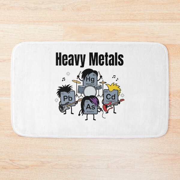 Item preview, Heavy Metals Chemistry Periodic Table Science Teacher Humor designed and sold by FreshVibe Prints.