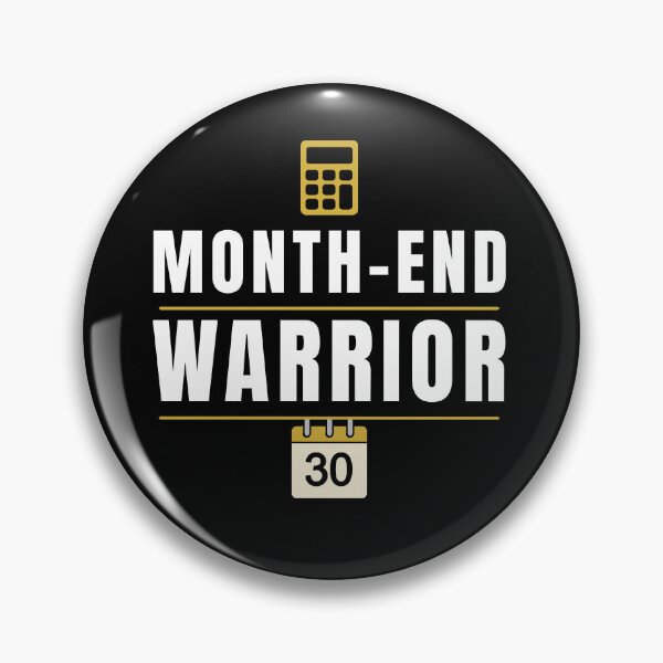 Item preview, Month-End Warrior | Funny Accountant CPA Bookkeeper Finance Typography Design designed and sold by FCA SIR MERCH .