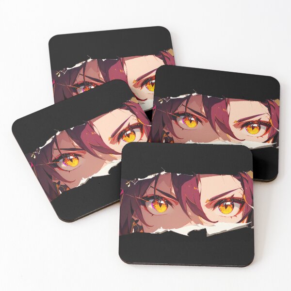 Item preview, Shikanoin Heizou Genshin Impact Golden Eyes Peeking Through Torn Paper designed and sold by PMartistStudio.