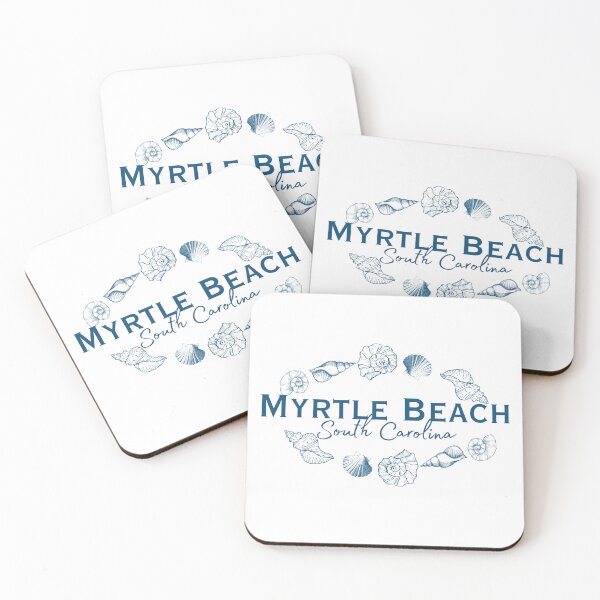 Item preview, Myrtle Beach South Carolina – Nautical Seashell Design designed and sold by DonnaRaine.