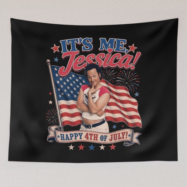 Item preview, It's Me Jessica the Hot Chick Happy 4th of July  designed and sold by Regainbara.