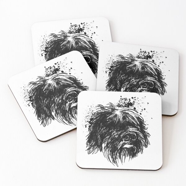 Item preview, Bouvier des Flandres Ink Portrait designed and sold by Inkversed.