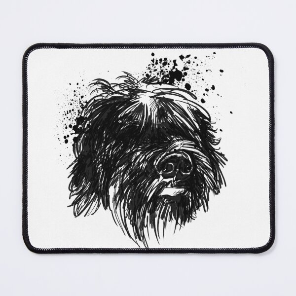 Item preview, Bouvier des Flandres Ink Portrait designed and sold by Inkversed.