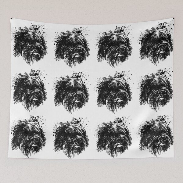 Item preview, Bouvier des Flandres Ink Portrait designed and sold by Inkversed.