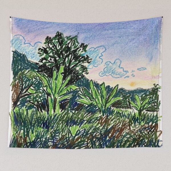 Item preview, sunset in the countryside designed and sold by CristianCEB.