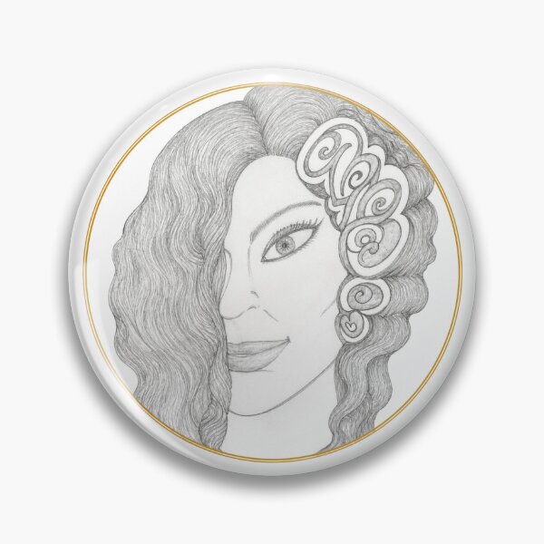 Item preview, Half Face Spiral Hair Art designed and sold by mimiartes.