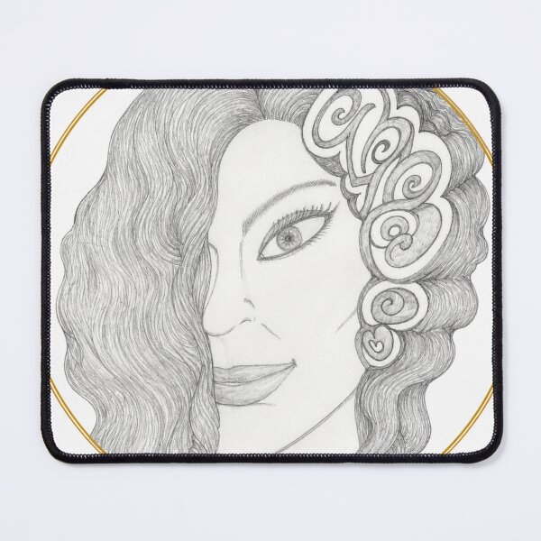 Item preview, Half Face Spiral Hair Art designed and sold by mimiartes.