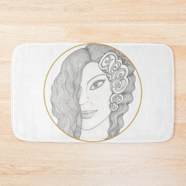 Item preview, Half Face Spiral Hair Art designed and sold by mimiartes.