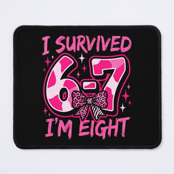 Item preview, 8th Birthday Girl I Survived 67 Bday Im 8 Year Old Girls designed and sold by Littermin.