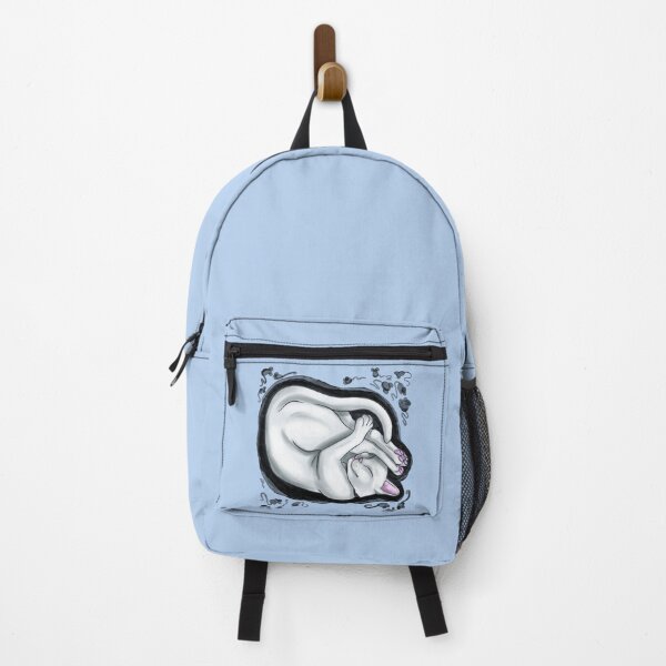 Item preview, A white cat sleeping and dreaming designed and sold by Konopikyu.