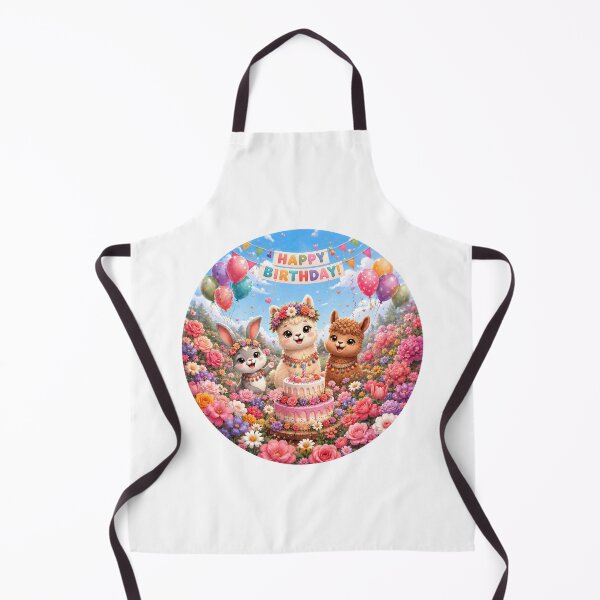 Item preview, Cute Baby Llama Birthday Party in a Flower Garden | Kawaii Animal Celebration Design designed and sold by Celebrate & Sparkle.
