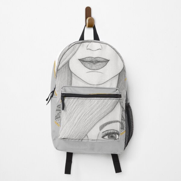 Item preview, Elegant Half Covered Face Art designed and sold by mimiartes.