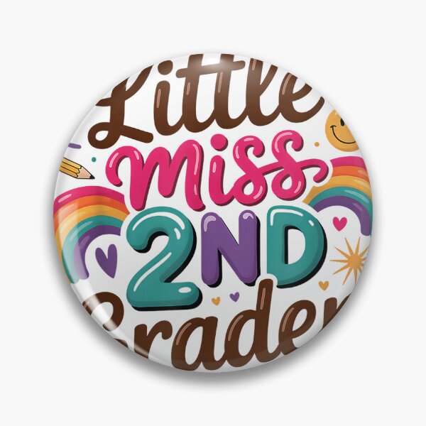 Item preview, Little Miss 2nd Grade First Day of Second Grade Cute Girls T-Shirt designed and sold by DArtfulStudio.