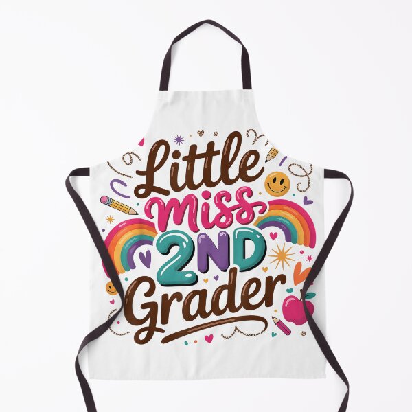 Item preview, Little Miss 2nd Grade First Day of Second Grade Cute Girls T-Shirt designed and sold by DArtfulStudio.