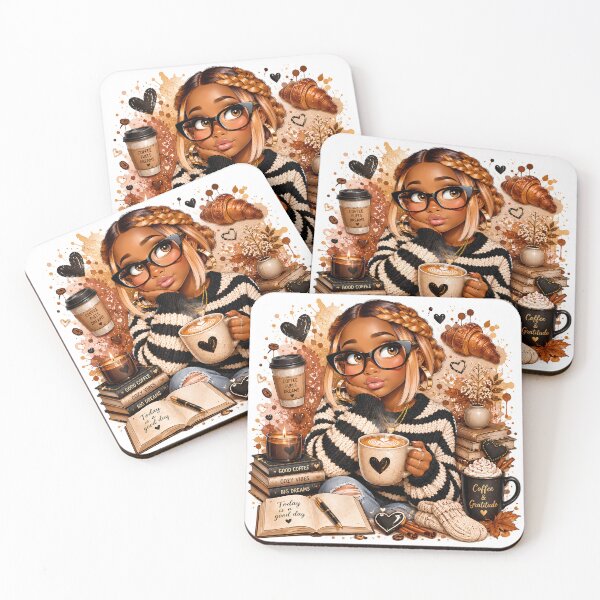 Item preview, Cozy Coffee Queen Sticker | Coffee Lover | Cozy Girl Aesthetic | Book Lover | Autumn Vibes designed and sold by overcomercrafts.