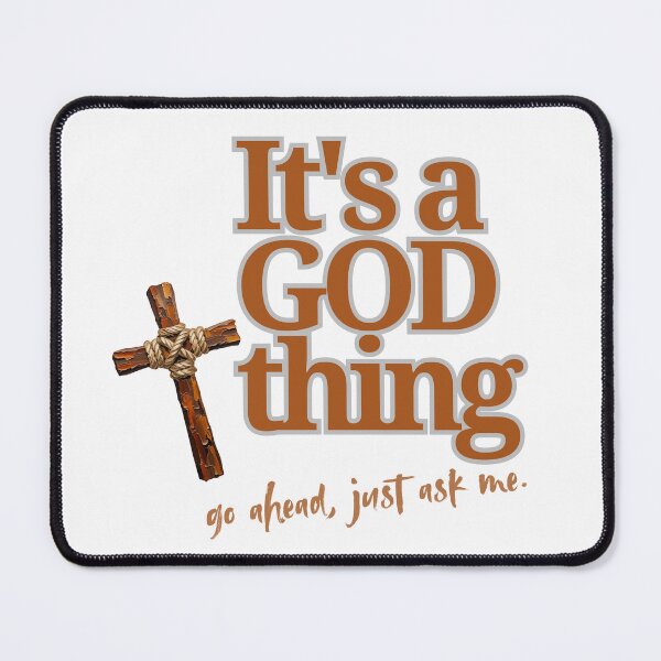 Item preview, It's a GOD thing - mocha designed and sold by Cane & Abel Creations ..