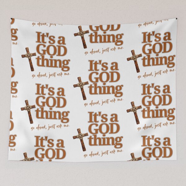 Item preview, It's a GOD thing - mocha designed and sold by Cane & Abel Creations ..